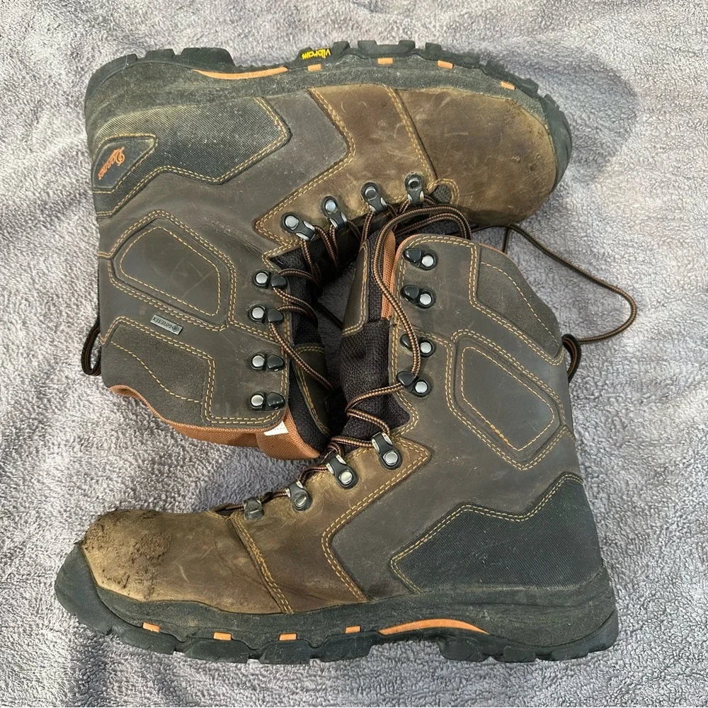 Danner Vicious 8” Brown Composite Toe NMT Gore-Tex Work Boots Size 10